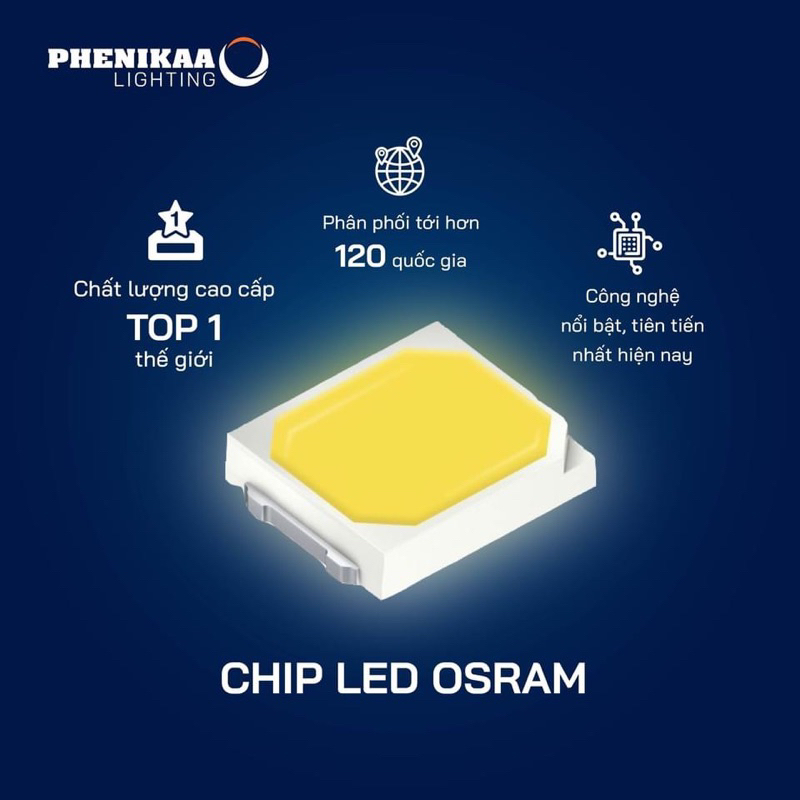 Đèn Led PHENIKAA Âm Trần Thân Nhựa DL01 Bảo Hành 1 Đổi 1 Chính Hãng 24 Tháng