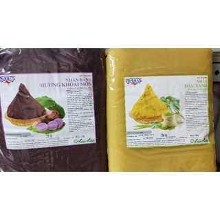 Nhân bánh trung thu Hương khoai môn, Hương đậu xanh AB/Mauri 3kg/gói