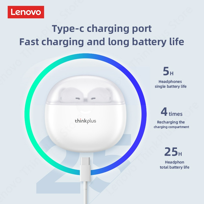 Tai nghe Bluetooth Lenovo LP1 Pro - Chống ồn - Có micro - Bass mạnh