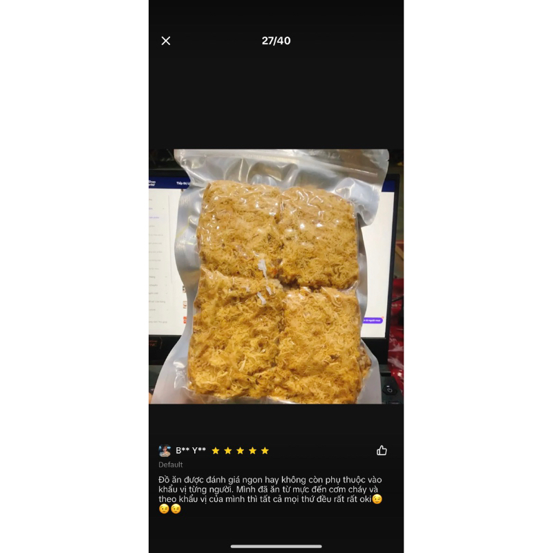 Cơm nếp chà bông loại 250gram