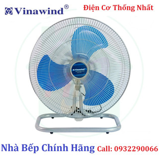 Quạt Sàn Công Nghiệp Vinawind Điện Cơ Thống Nhất QS500 Chân Quỳ, Sải cánh 500mm kim loại Chính hãng