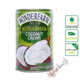 Nước cốt dừa Wonderfarm 400ml