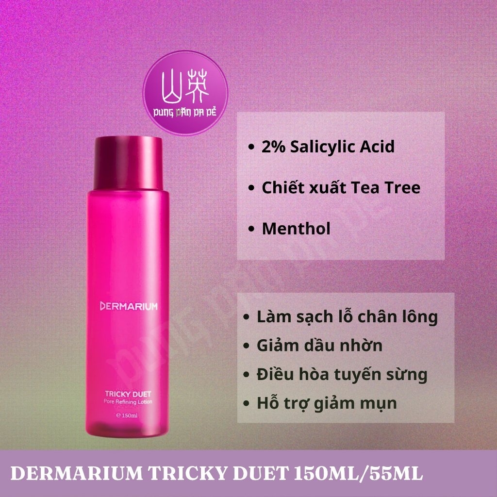 [Dermarium] Tricky Duet Toner Làm Sạch 2% Salicylic Acid (BHA)