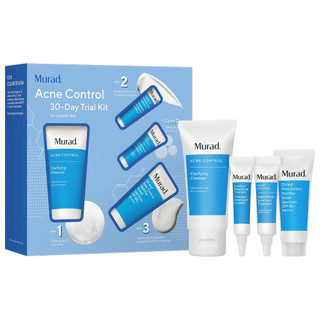 Bộ Sản Phẩm Cải Thiện Da Xóa Mụn và Kiểm Soát Dầu Murad Acne Control 30-Day Trial Kit (4 Món)