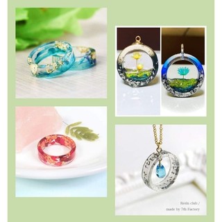 Khuôn silicon đúc nhẫn Resin thủ công.