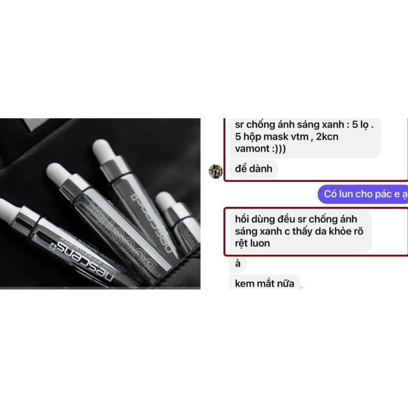 Nescens High Power Defence Booster Chống ánh sáng xanh, chống lão hoá, tia UV và Ô nhiễm đô thị