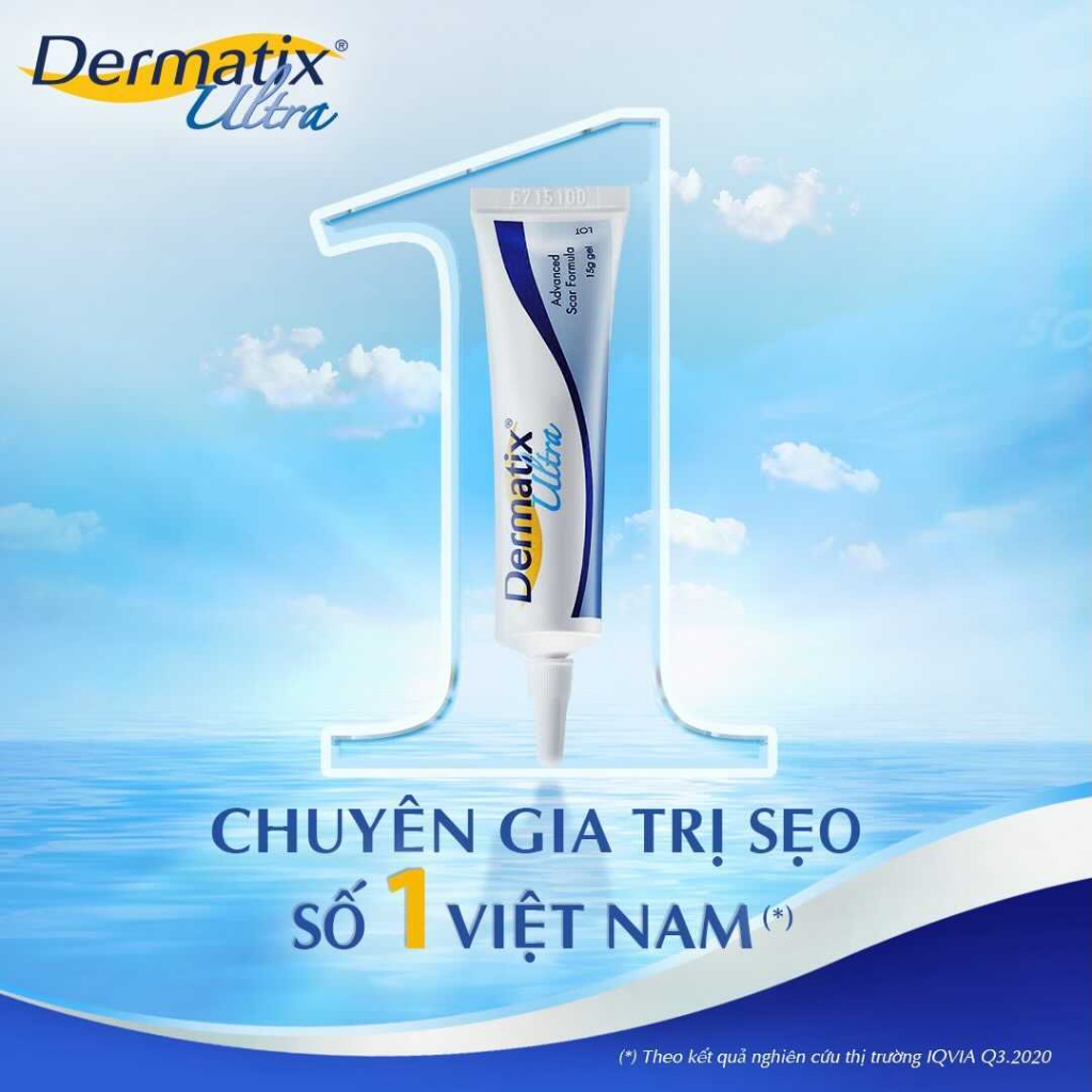 Dermatix Ultra Gel làm mờ sẹo thâm, sẹo lồi - Made in USA - Chính hãng