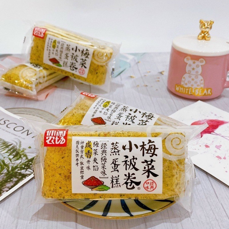 Bánh Bông Lan Cuộn Kem Tươi 80gr