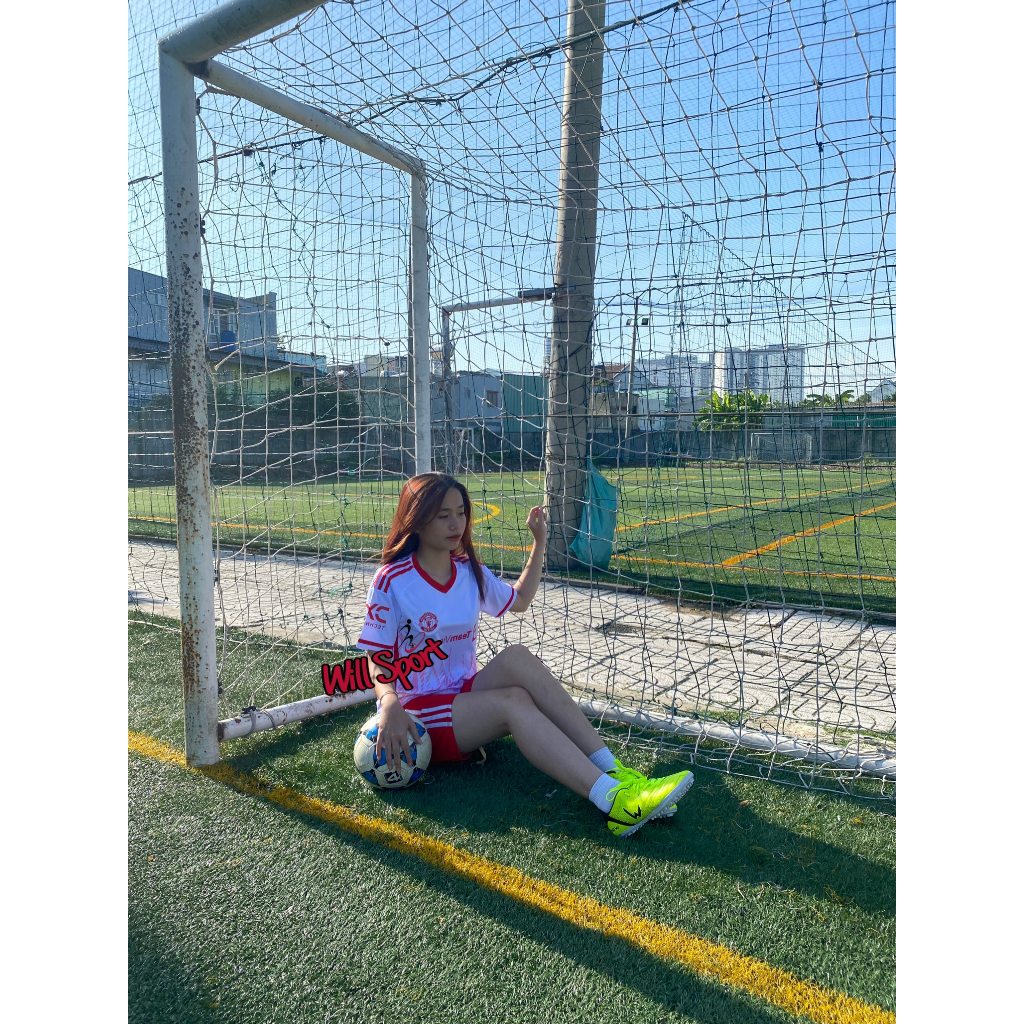 ÁO BÓNG ĐÁ - Bộ Quần áo bóng đá CÂU LẠC BỘ MA.NU 2024 - BỘ QUẦN ÁO BÓNG ĐÁ CLB MU TRẮNG