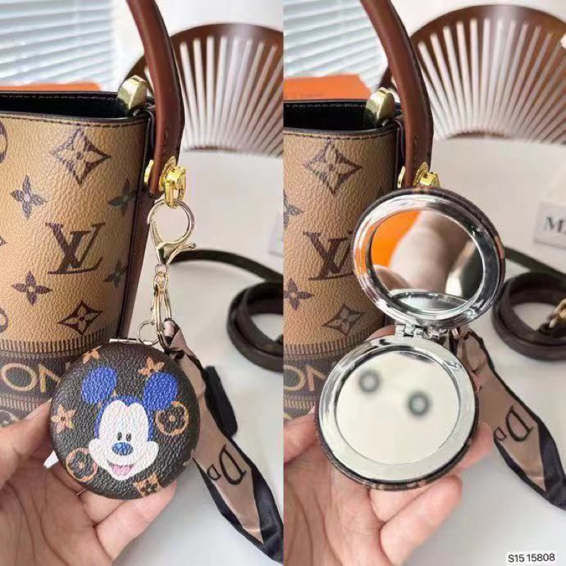 Túi Xách Nữ, Túi Ron Eo Vi Hoạ Tiết Mới Tặng Lèm Gương Và Khă. Super Full Box