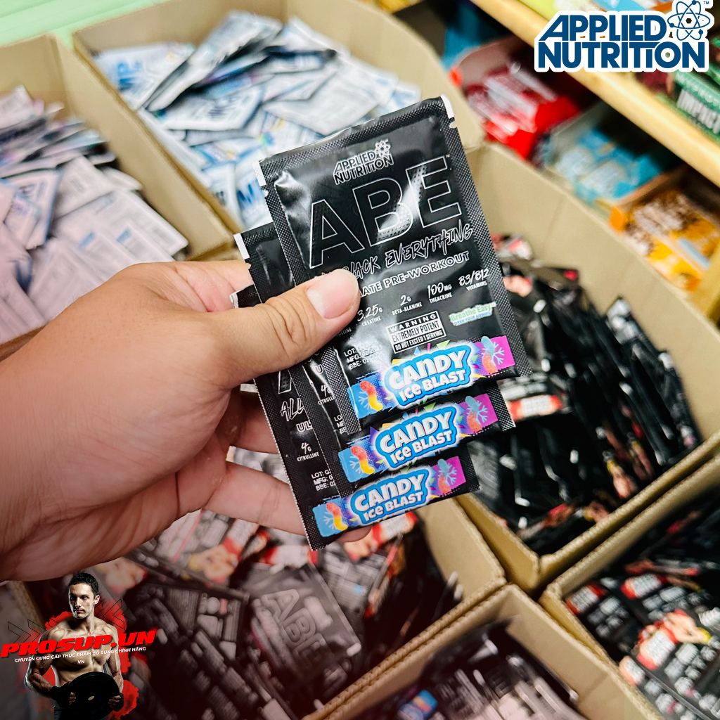 ABE PRE WORKOUT - Applied Nutrition  Hỗ trơ tăng sức mạnh tập trung tỉnh táo trước luyện tập