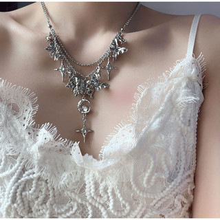[ XxholicC ] - VÒNG CỔ Extra Bling Trăng Bướm