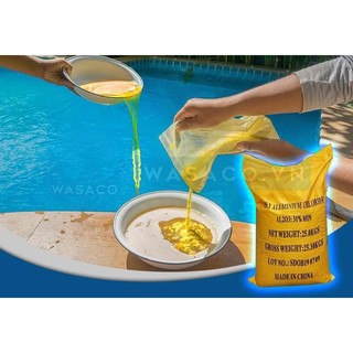 5kg PAC trợ lắng Hoá chất bể bơi