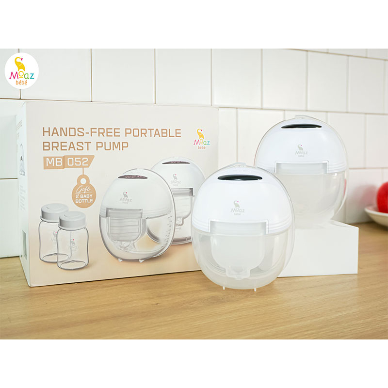 Máy hút sữa không dây Moaz BéBé MB – 052, Máy hút sữa thông minh êm và mượt không đau rát