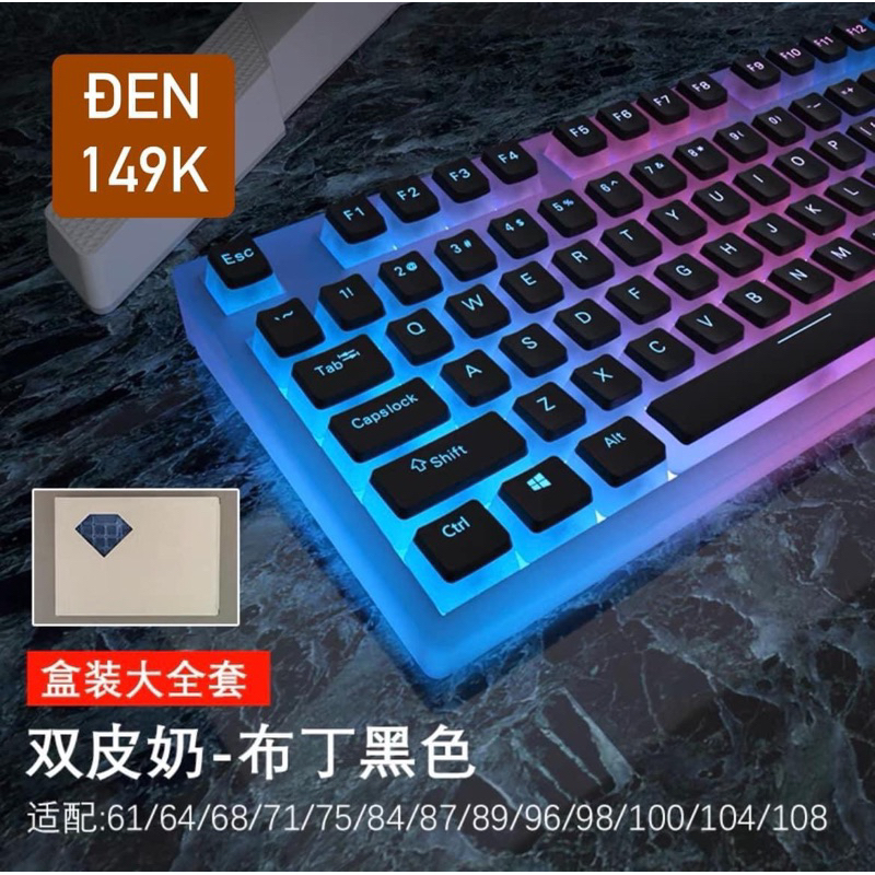 Keycap Pudding Xuyên Led | PBT~Doubleshot