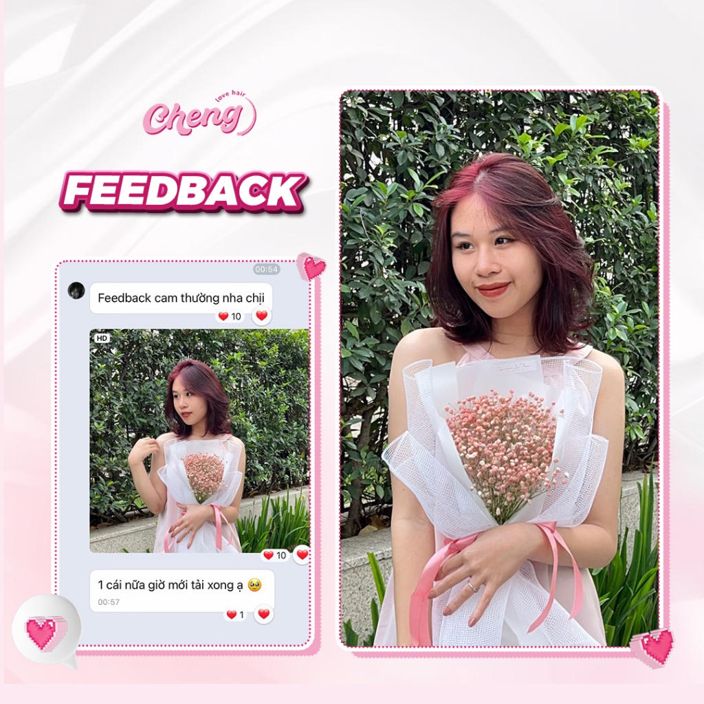 Thuốc Nhuộm Tóc Màu NÂU ĐỎ CHERRY Không Tẩy | Chenglovehair, Chenglovehairs