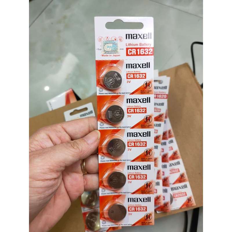 Viên pin Maxell CR2045 / CR1632 / CR1220 / CR1620 / CR1616 lithium 3V made in Japan chính hãng