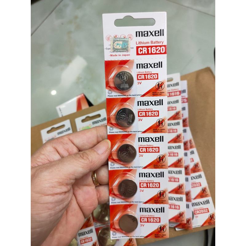 Viên pin Maxell CR2045 / CR1632 / CR1220 / CR1620 / CR1616 lithium 3V made in Japan chính hãng