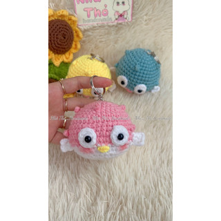 [ Handmade ] Móc khoá len CÁ NÓC 🐡🐡🐡