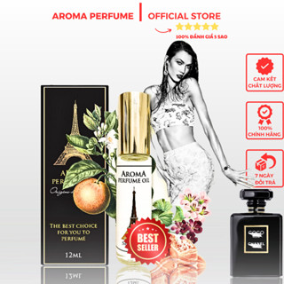 Nước Hoa Pháp Aroma Coco Noir Nữ Tính, Tươi Mát, Gợi Cảm - 12ml