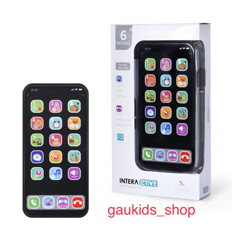 Điện Thoại Đồ Chơi, Màn Hình cảm ứng, Ngôn Ngữ tiếng Anh, chất liệu nhựa ABS an toàn cho bé từ 6 tháng tuổi trở l