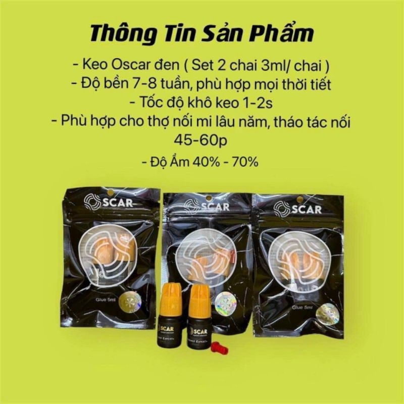 0sca ₫en keo nối mi 1chai 3mg