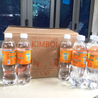 5 chai Nước khoáng mặn có Ga Co2 Kim Bôi chai 500ml