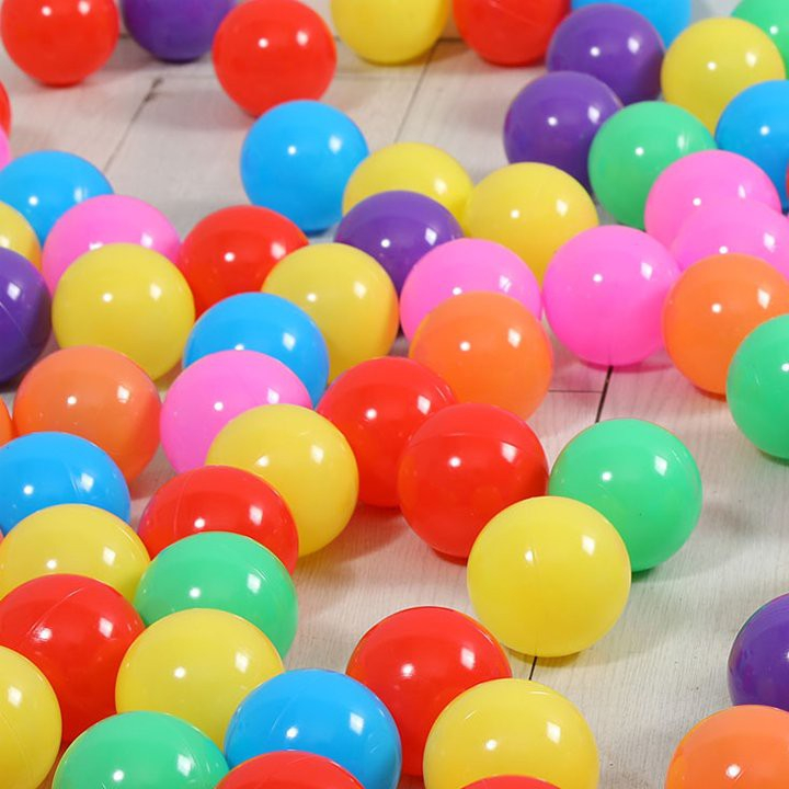Túi 100 quả bóng nhựa  Việt Nam an toàn cho bé