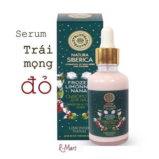 Serum chống lão hoá NATURA SIBERICA Limonik Nanai dưỡng ẩm mịn da từ 100% tinh chất Trái Mọng Đỏ 50ml