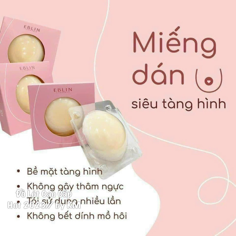 Hộp(3 đôi) miếng dán ti sinh nhiệt,tiện lợi,dễ sử dụng
