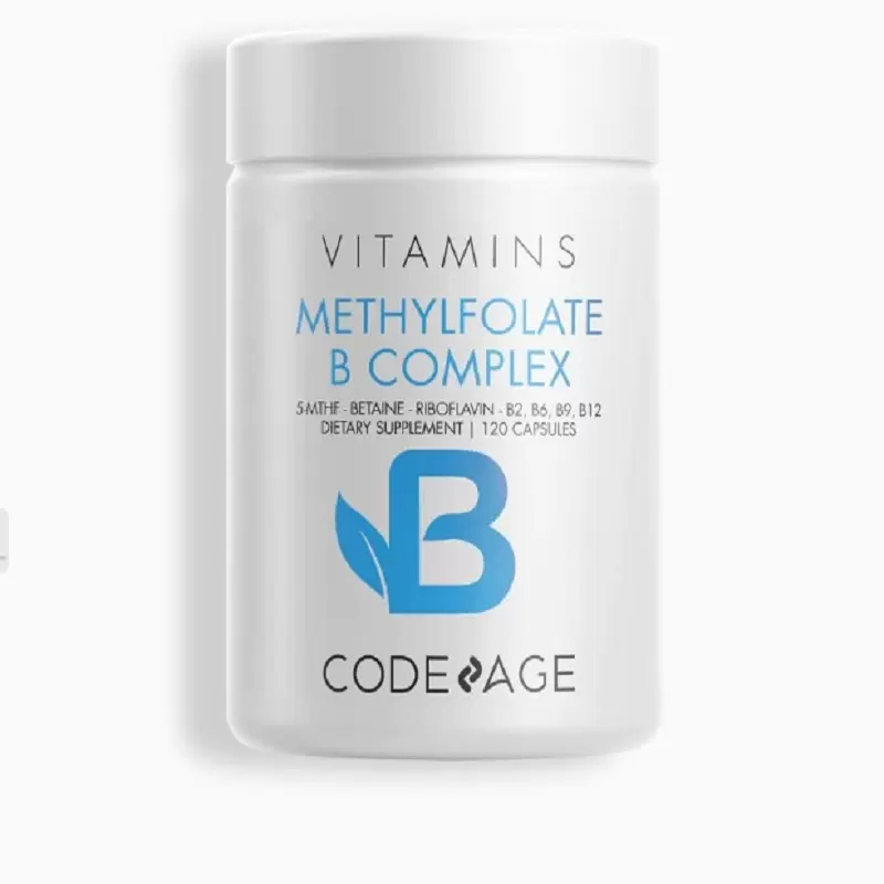 [HÀNG CÔNG TY] Viên Uống Bổ Não Codeage Vitamins Methylfolate B Complex Bổ Não, Giảm Stress Cải Thiện Giấc Ngủ 120 viên
