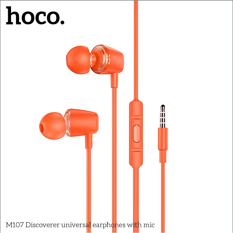 Tai Nghe Có Dây Hoco M107 Có Hỗ Trợ Nghe Gọi