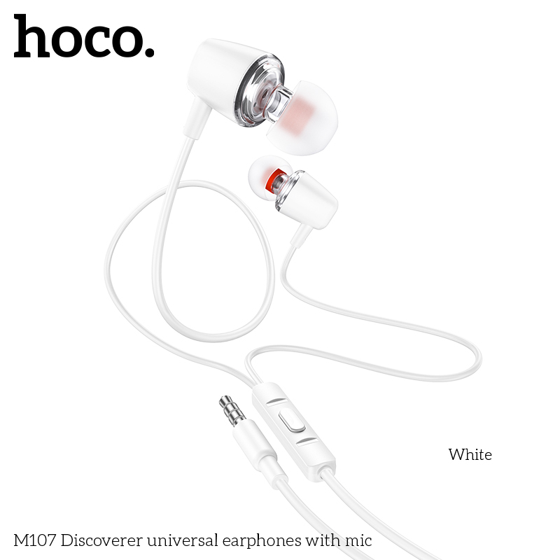 Tai Nghe Có Dây Hoco M107 Có Hỗ Trợ Nghe Gọi