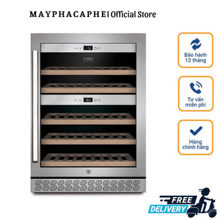 Tủ bảo quản rượu caso winechef pro, tủ ủ rượu, dung tích 40 chai, bảng điều khiển điện tử, nhập đức, bh 12 tháng
