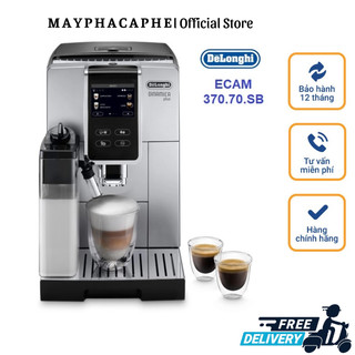 Máy pha cà phê tự động delonghi dinamica plus ecam 370.70.sb, máy pha cafe, espresso, cappuccino, made in italy