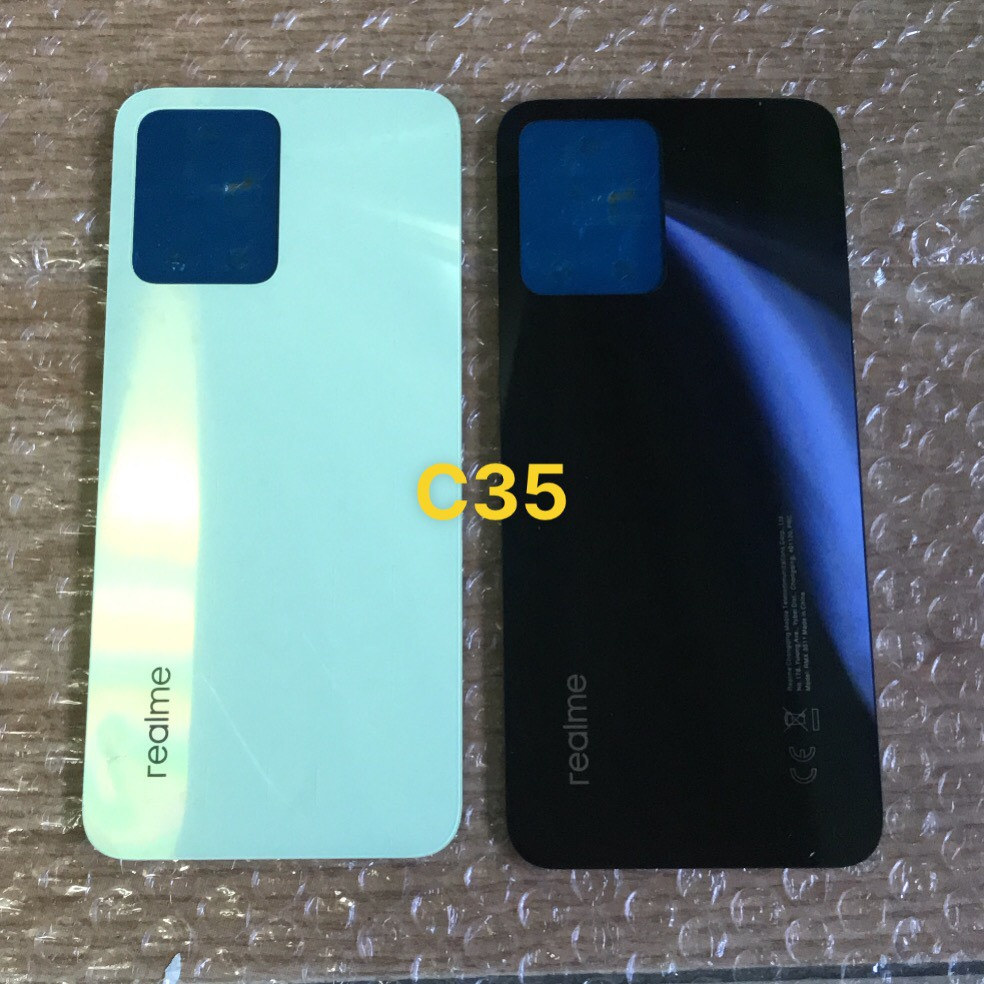 Nắp lưng sau Realme C35 có kính camera