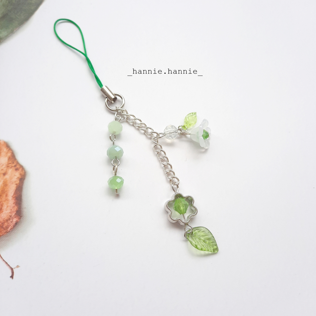 Feya - Móc khoá hoa lá thanh lịch nữ tính, móc điện thoại, túi xách, móc treo balô