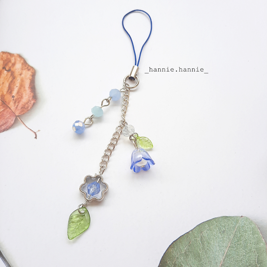 Feya - Móc khoá hoa lá thanh lịch nữ tính, móc điện thoại, túi xách, móc treo balô