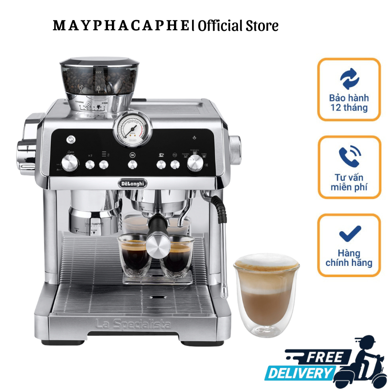 Máy Pha Cà Phê Tự Động Delonghi Specialista Prestigio 9355, Máy Pha Cafe, Espresso, Cappuccino, Nhập Đức, BH 12 Tháng