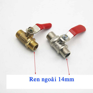 Van Khóa Đồng, Van bi tay gạt khóa nước bằng trục bi xoay 90 độ