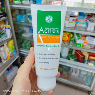 Sữa rửa mặt acnes -vitamin sáng da, mờ sẹo, mờ vết thâm 100g