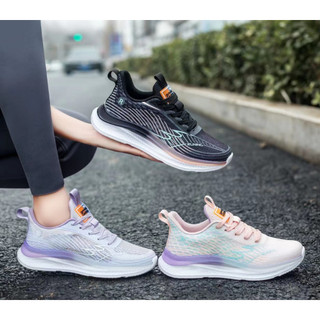 Giày thể thao nữ GLAS Sneaker dáng thấp đế êm vải thoáng khí
