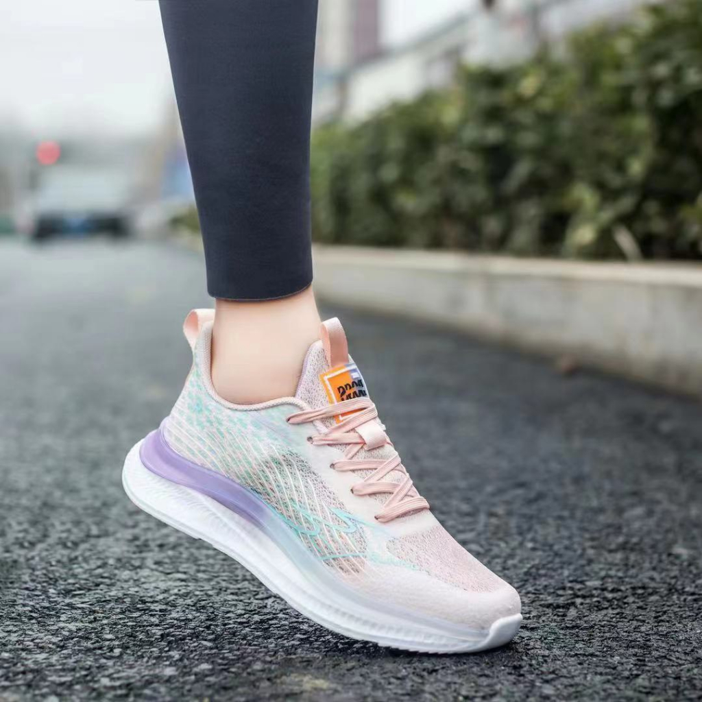 Giày thể thao nữ GLAS Sneaker dáng thấp đế êm vải thoáng khí