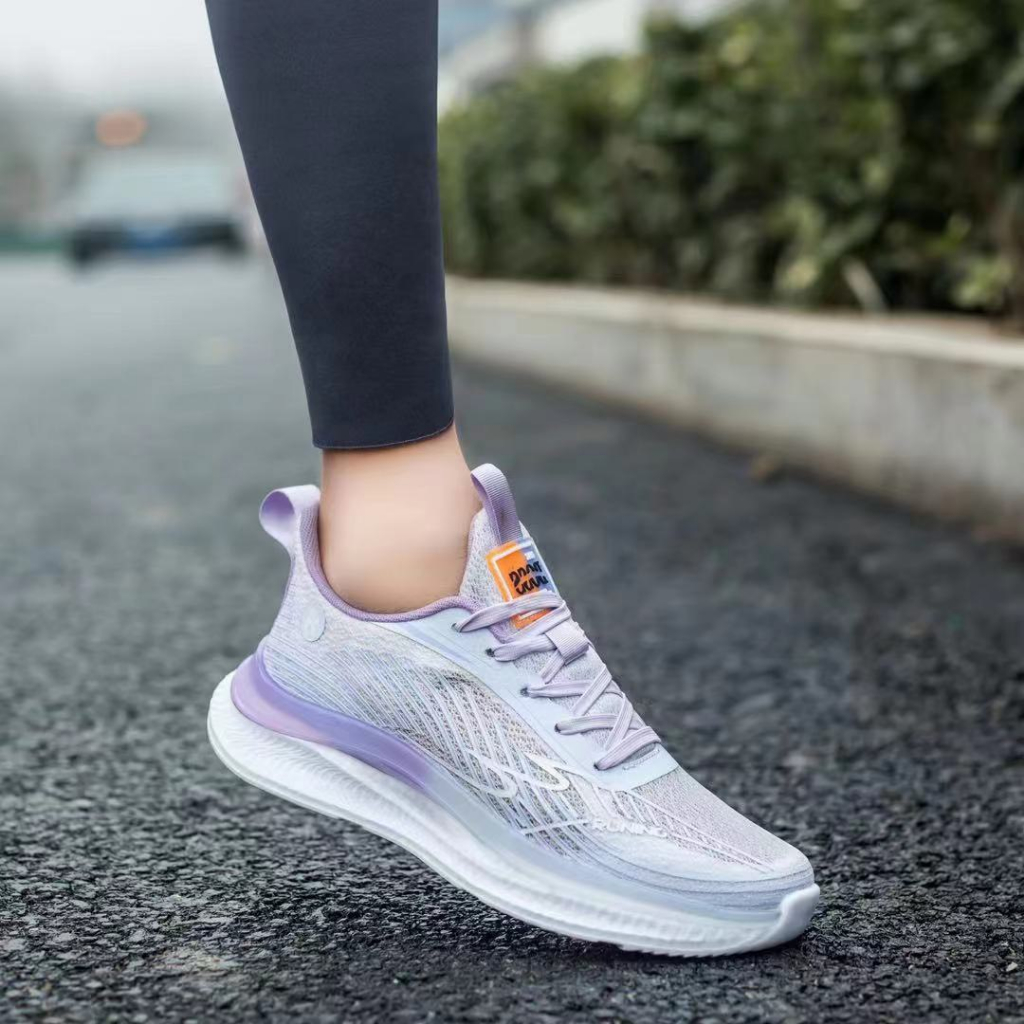 Giày thể thao nữ GLAS Sneaker dáng thấp đế êm vải thoáng khí