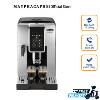 Máy Pha Cà Phê Tự Động DeLonghi Dinamica ECAM 350.50.SB, Máy Pha Cafe, Cappuccino, Espresso, 1.8L, 15 Bar, Nhập Đức