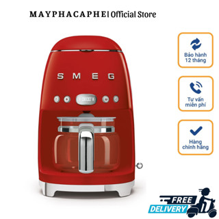 Máy Pha Cà Phê Smeg DCF02, Smeg Coffee Machine, Máy Pha Cafe, Espresso, Cappuccino, Nhập Đức, BH 12 Tháng