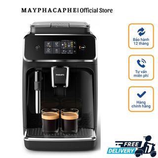 Máy pha cà phê tự động philips ep2221/40, máy pha cafe, espresso, cappuccino, latte creama, made in romania, bh 12 tháng
