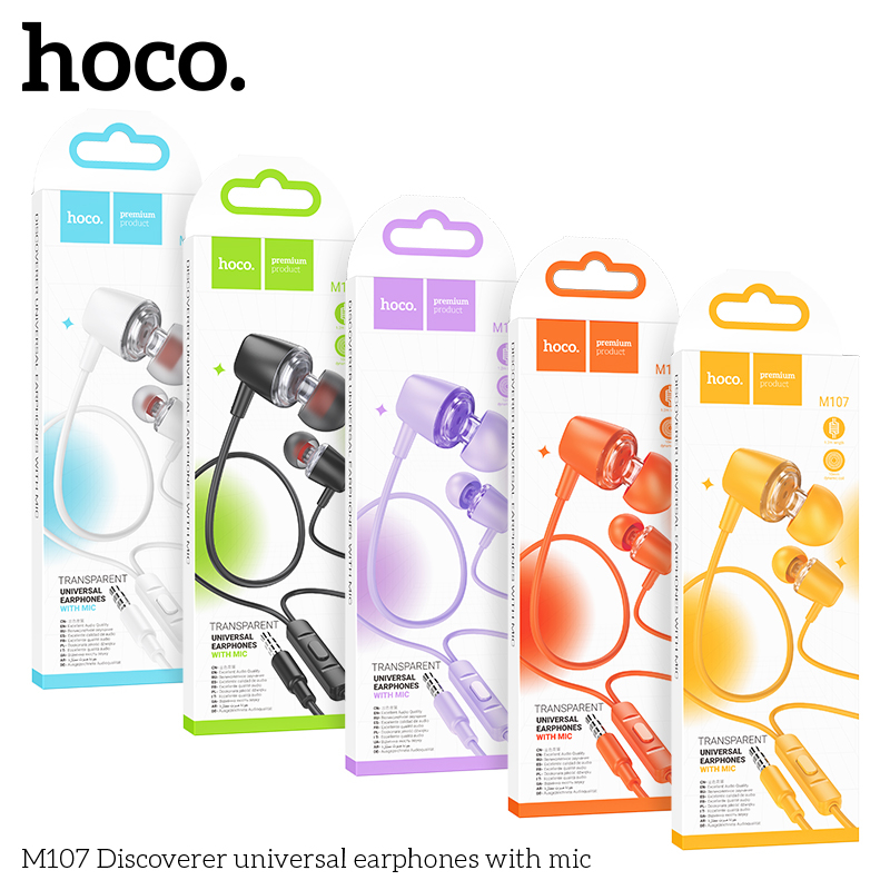 Tai Nghe Có Dây Hoco M107 Có Hỗ Trợ Nghe Gọi