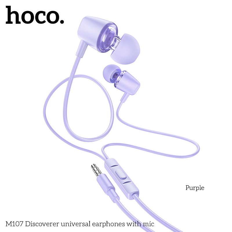 Tai Nghe Có Dây Hoco M107 Có Hỗ Trợ Nghe Gọi