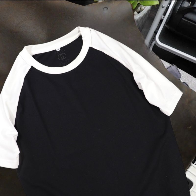 Áo thun nam cổ tròn tay Raplan phối màu chất cotton mịn co giãn 4 chiều AXK275